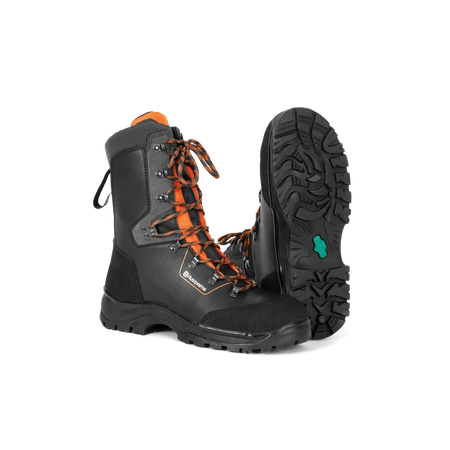 Husqvarna-Husqvarna Protective Boots with Saw Protection C20 (Leather)-Boots-Size 5.5-