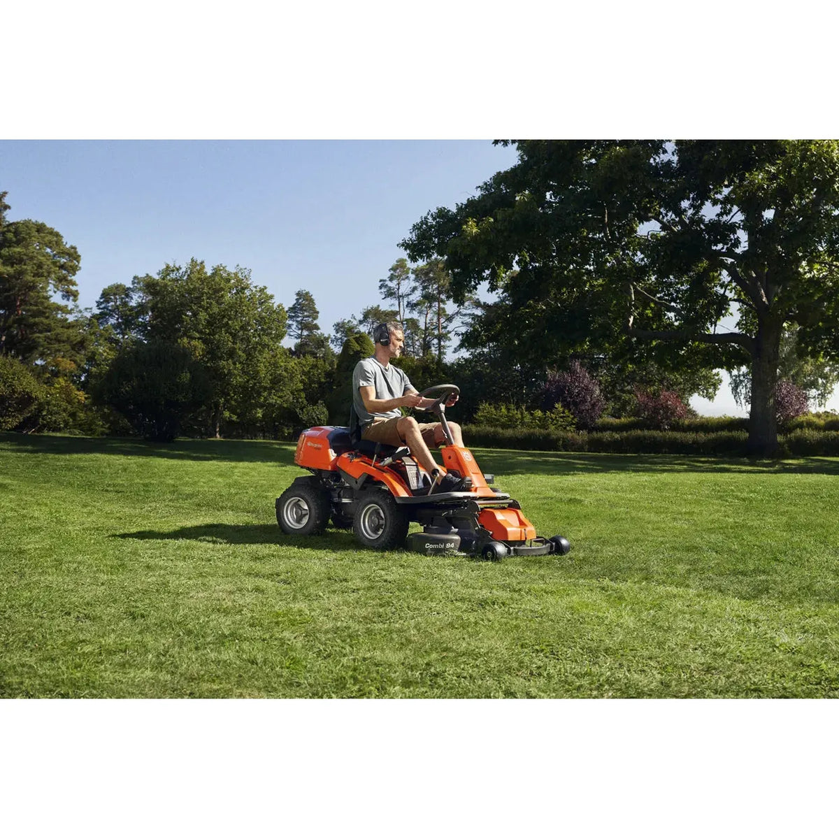 Husqvarna-Husqvarna R 214TC Ride-On Front Mower - Versatile and easy-to-use rider.-Ride On Mower-