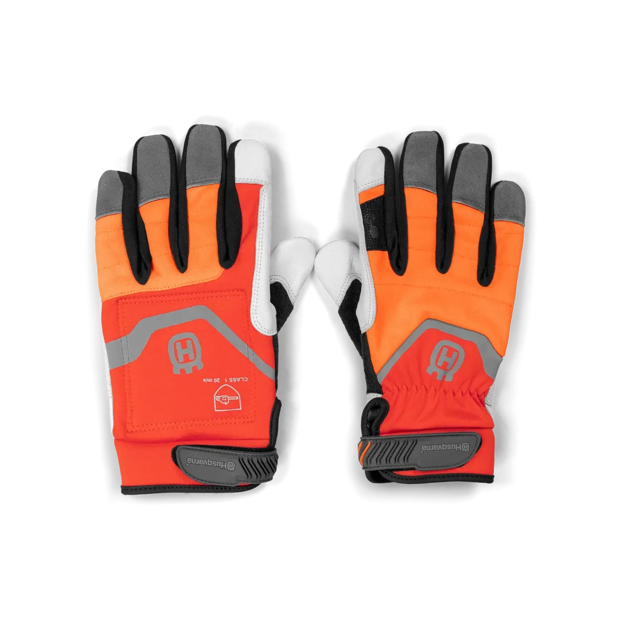 Husqvarna-Husqvarna Technical with Saw Protection Gloves - Leather gloves for professional chainsaw work.-Gloves-