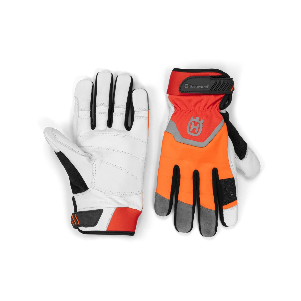 Husqvarna-Husqvarna Technical with Saw Protection Gloves - Leather gloves for professional chainsaw work.-Gloves-Size 8-