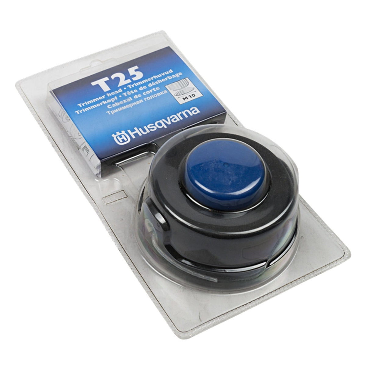 Husqvarna-Husqvarna Trimmer Head T25 Universal - Easy to reload spool with cap, no need to turn the trimmer upside down-Trimmer Head-