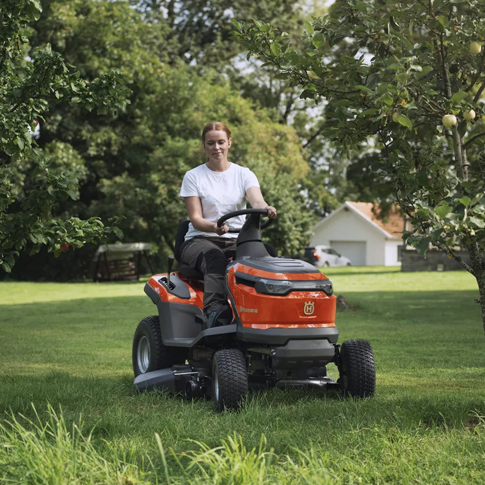 Husqvarna-Husqvarna TS 100i Battery Garden Tractor - Dynamic mowing, 100% battery powered, Ergonomic controls-Domestic Ride On Mower-