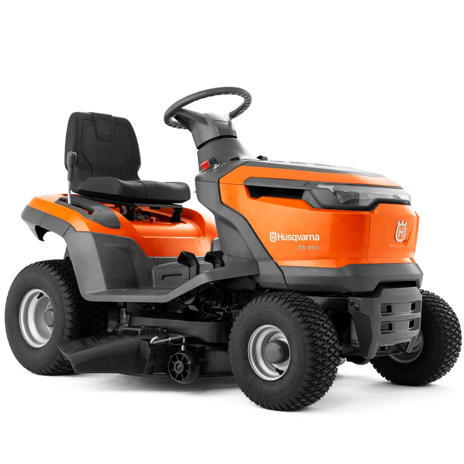 Husqvarna-Husqvarna TS 114 Garden Tractor - 452cc tractor, 95cm cutting width & hydrostatic transmission!-Domestic Ride On Mower-