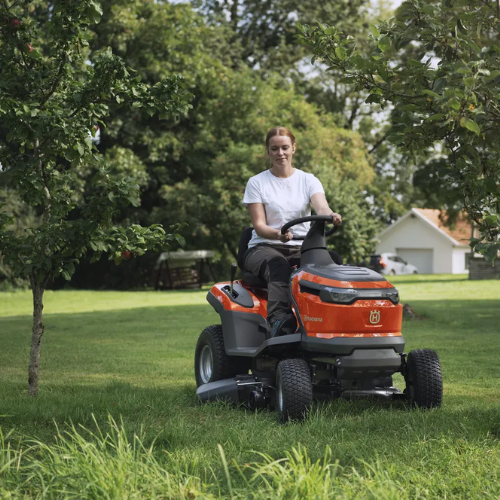 Husqvarna-Husqvarna TS100i Battery Tractor - 95cm cut, fully electric, dual-pedal operation, Low maintenance mower!-Ride On Mower-