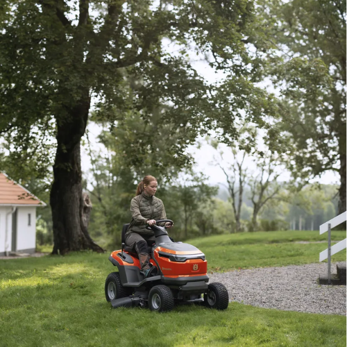 Husqvarna-Husqvarna TS100i Battery Tractor - 95cm cut, fully electric, dual-pedal operation, Low maintenance mower!-Ride On Mower-