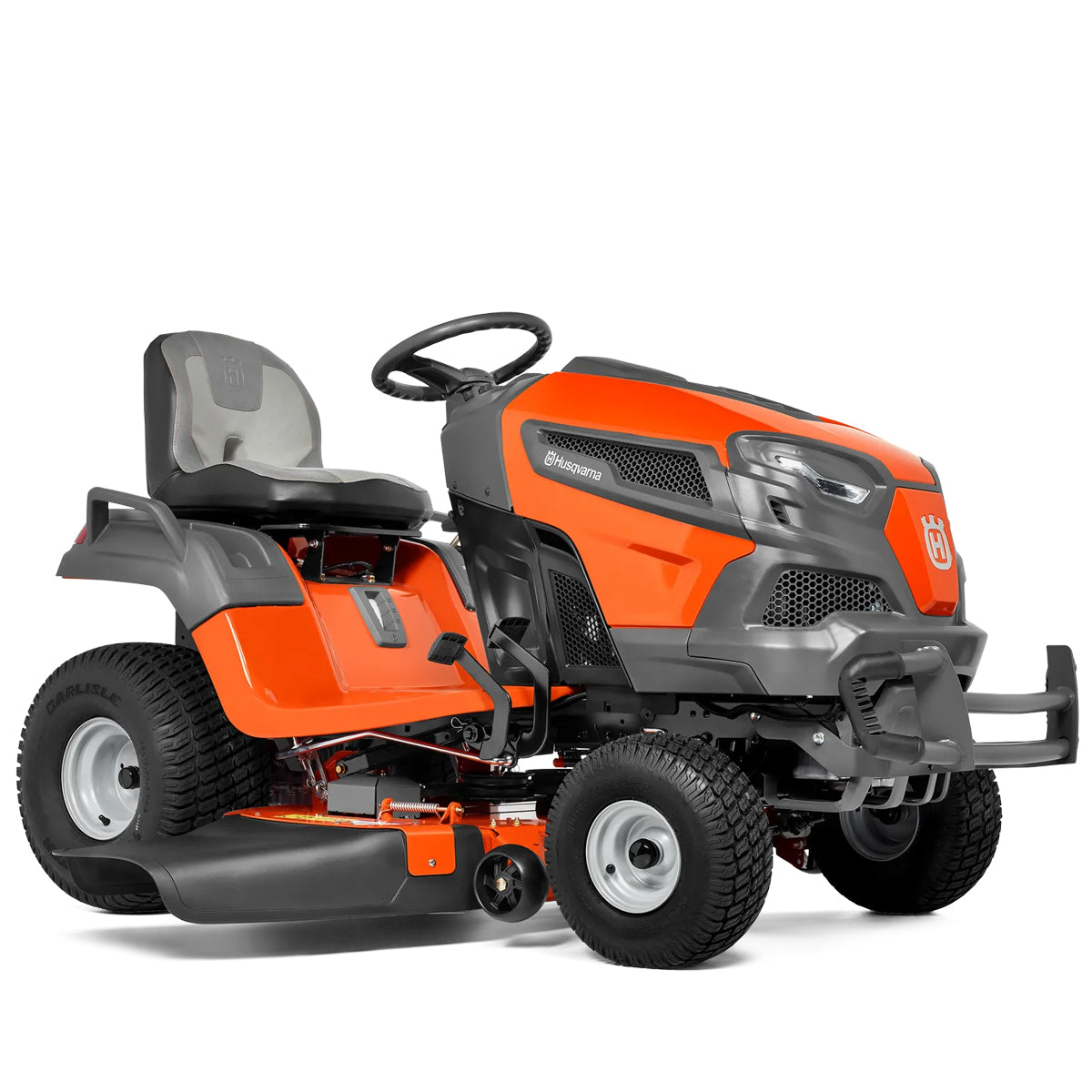 Husqvarna-Husqvarna TS242TXD Lawn Tractor - 42" fab deck, V-Twin Kawasaki Engine, full automatic hydro. drive!-Domestic Ride On Mower-