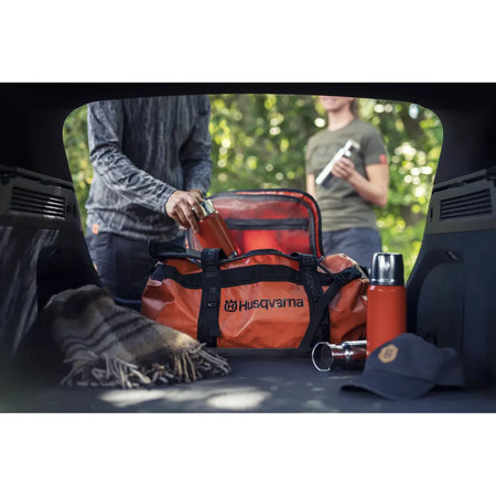 Husqvarna-Husqvarna Xplorer Duffel Bag (55L) - Made of tough materials and smart features for all purposes.-Duffel Bag-