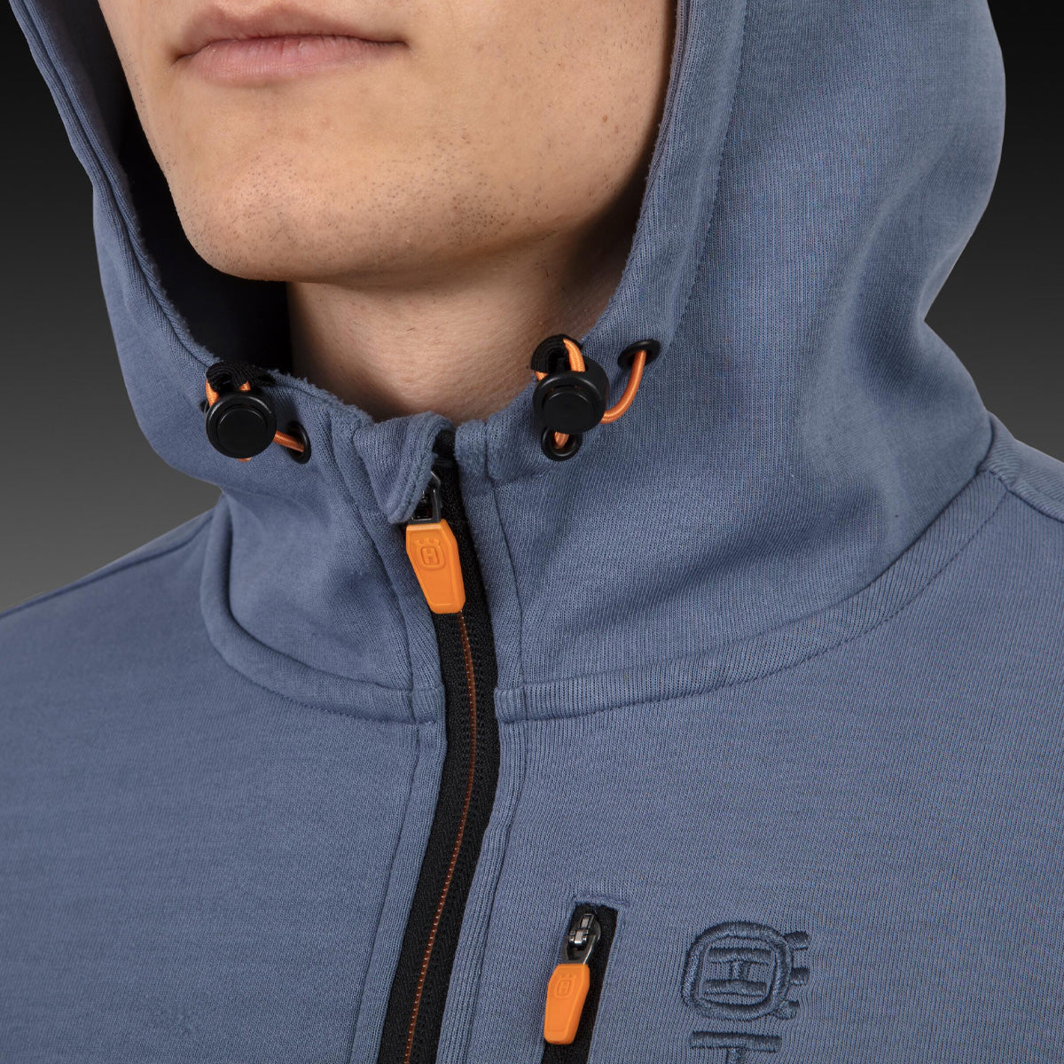 Husqvarna-Husqvarna Xplorer Hoodie - Air Blue - Hoodie designed to deliver style that endures - all sizes available!-Hodie-