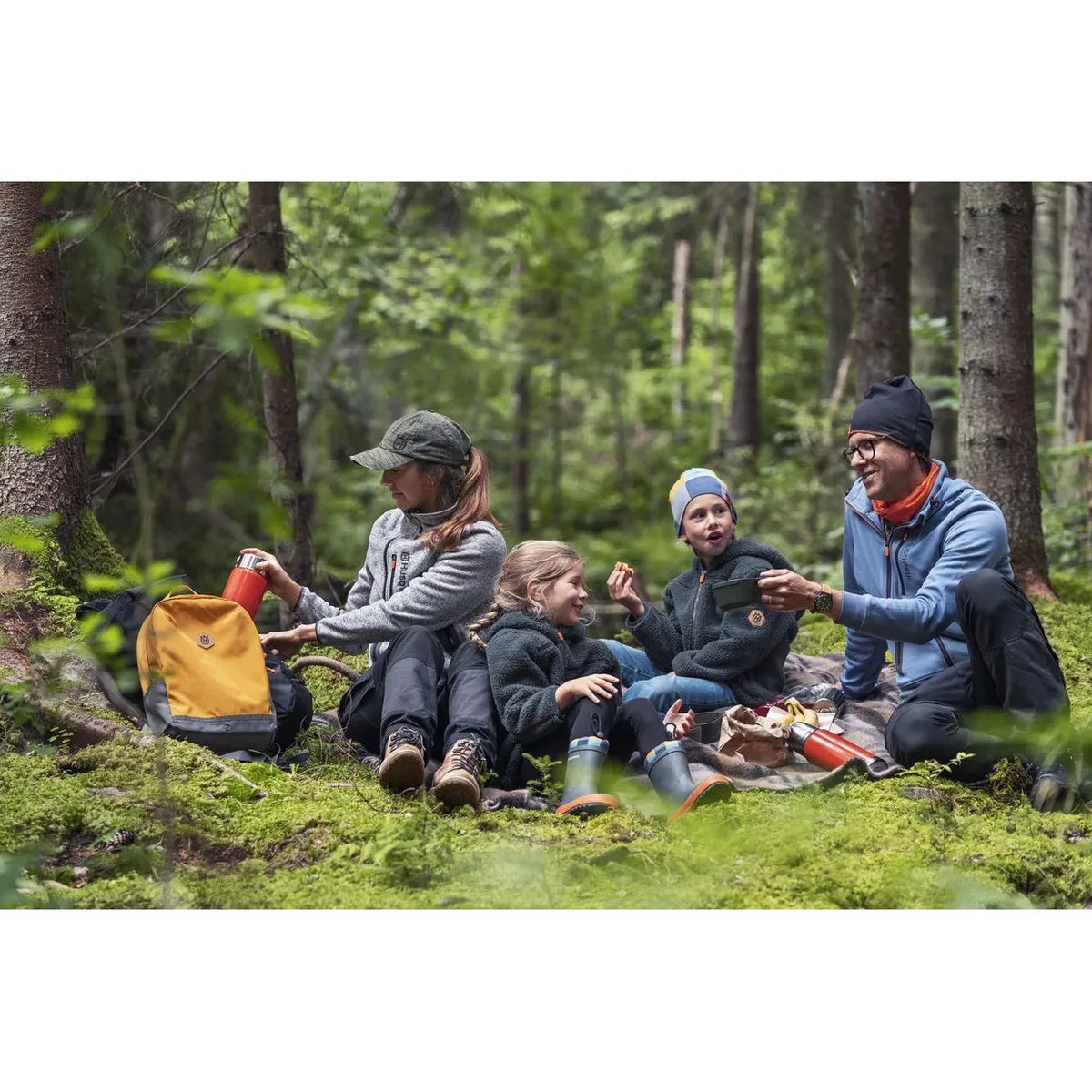 Husqvarna-Husqvarna Xplorer Kids Pile Fleece Hoodie - Soft and comfortable hoodie with warm, soft fleece.-Kids Collection-