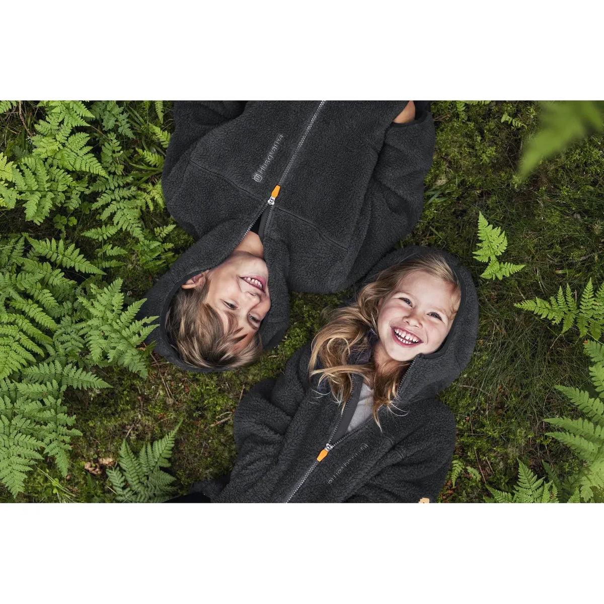 Husqvarna-Husqvarna Xplorer Kids Pile Fleece Hoodie - Soft and comfortable hoodie with warm, soft fleece.-Kids Collection-