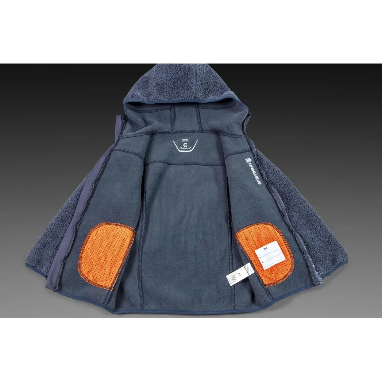 Husqvarna-Husqvarna Xplorer Kids Pile Fleece Hoodie - Soft and comfortable hoodie with warm, soft fleece.-Kids Collection-