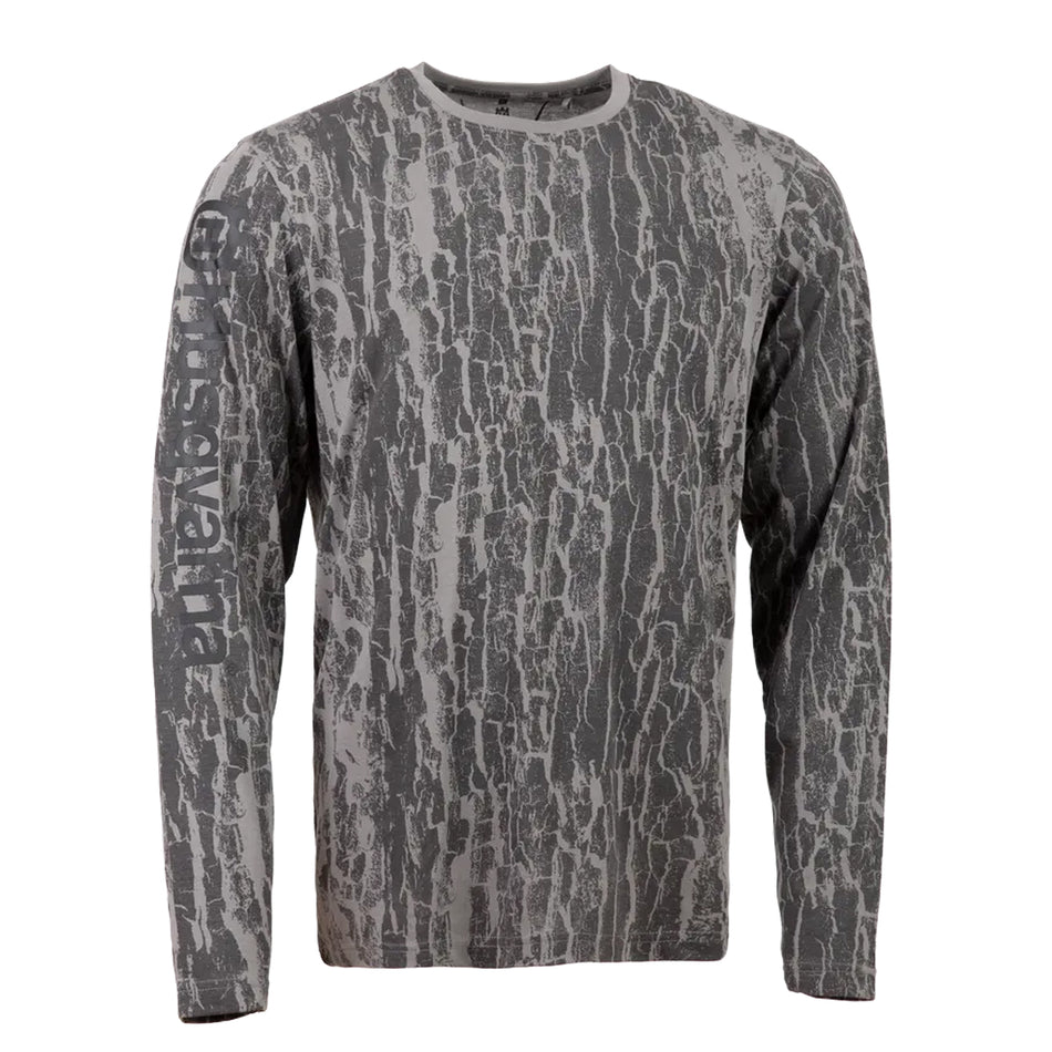 Husqvarna-Husqvarna Xplorer Long Sleeve T-shirt (Camo) - Unisex - all sizes available!-Long Sleeve T-Shirt-Bark Camo-Extra Small-