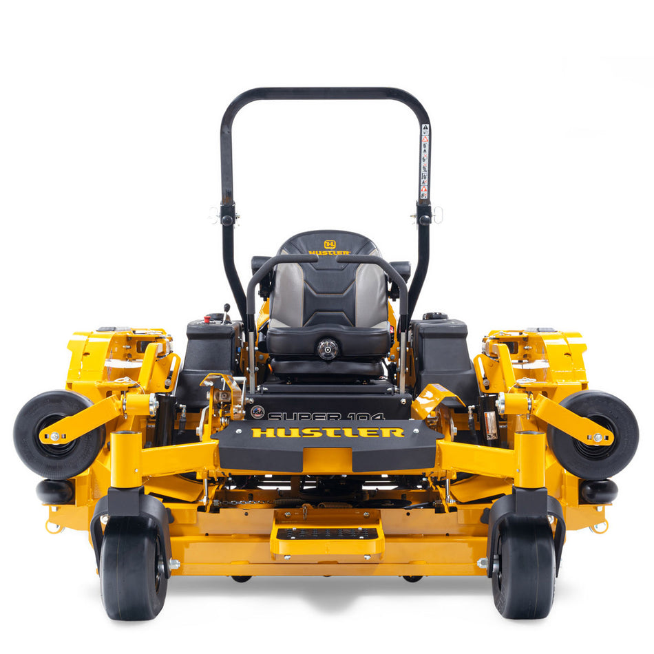 Hustler-Hustler Super 104 - 104 inches cutting width, 5yr domestic/2yr commercial warranty-Commercial Zero Turn Mower-