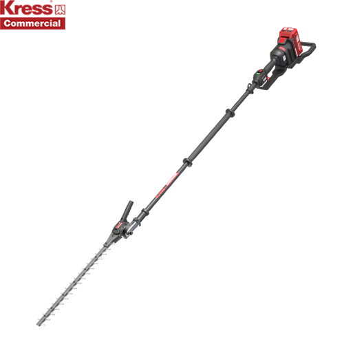 Kress-Kress Comm 60V Pole Hedge Trimmer (Long Shaft) - Superior reach for complex landscaping tasks.-Pole Hedge Trimmer-