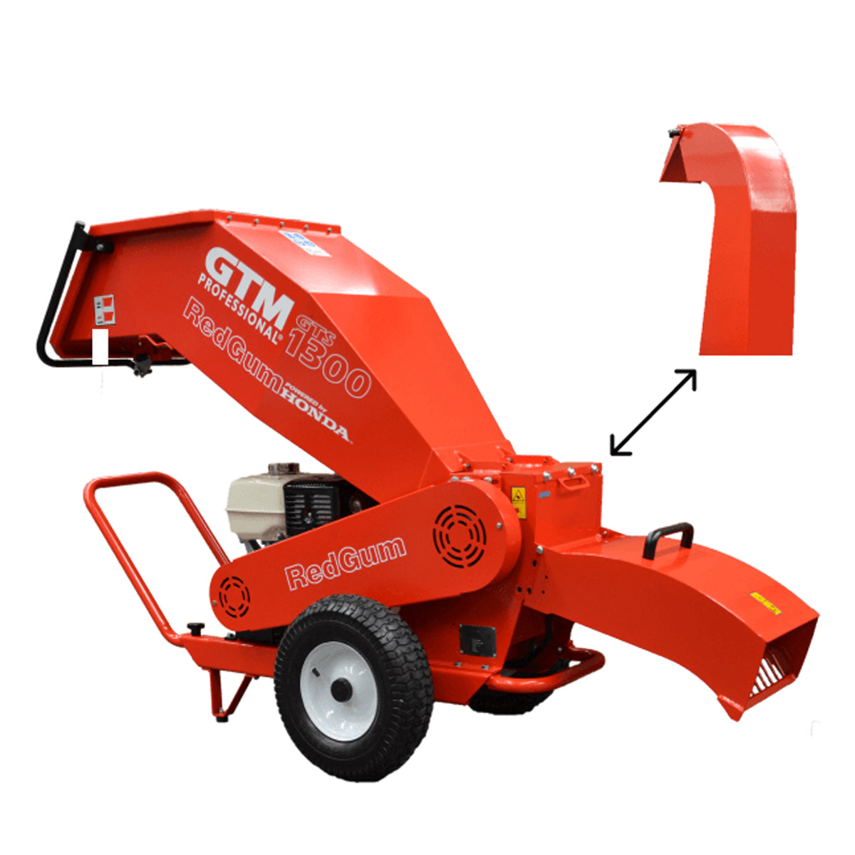RedGum-RedGum GTM Professional Combo - RedGum GTM Professional Combo with added hopper and safety bar!-Chipper-