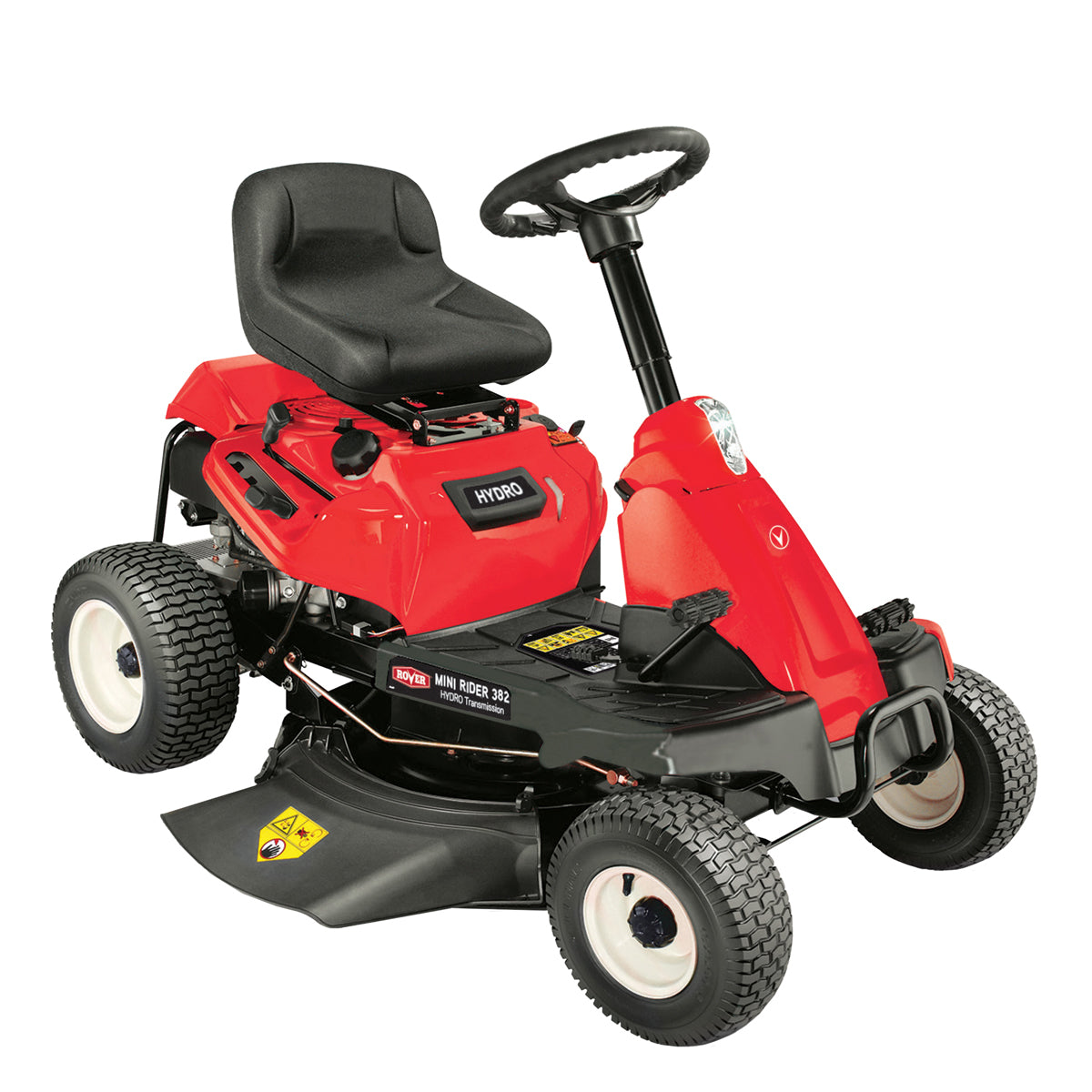 Rover-Rover Mini Rider 382/30 Hydro - 382cc Rover Engine, 30" cut, auto drive system. 5+5yr warranty!-Domestic Ride On Mower-