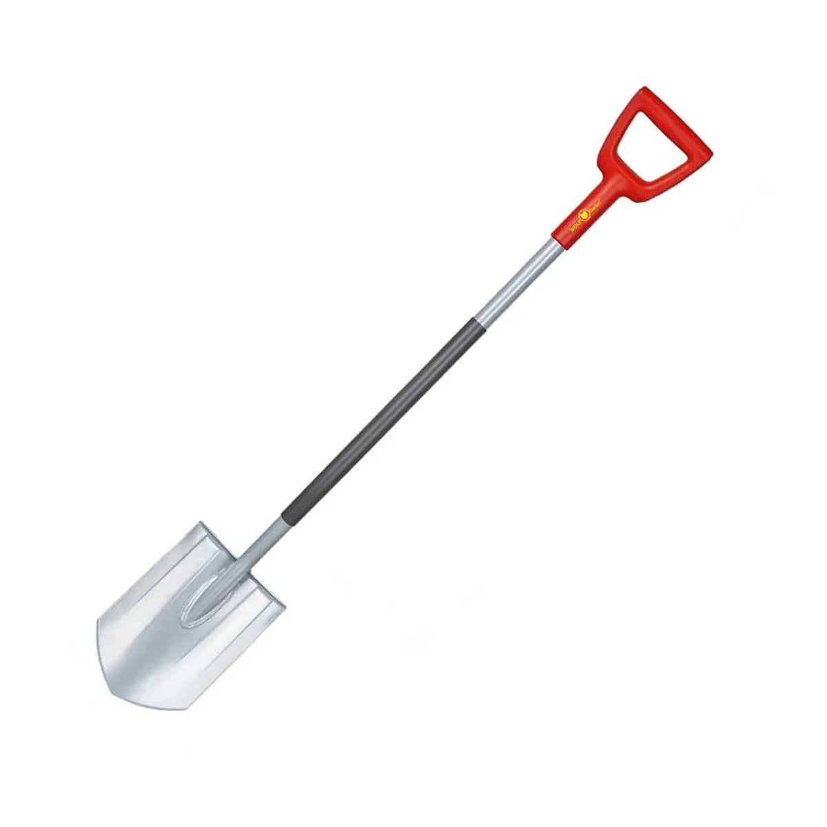 WOLF-Garten-WOLF-Garten ASP-D Spade: Pointed - Hardened steel, Comfortable D-Grip, wide foot hold-Spade-