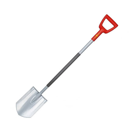 WOLF-Garten-WOLF-Garten ASP-D Spade: Pointed - Hardened steel, Comfortable D-Grip, wide foot hold-Spade-