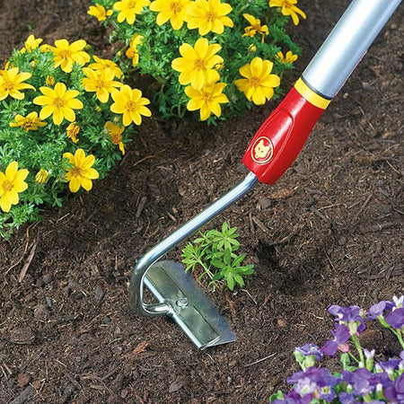 WOLF-Garten-WOLF-Garten HU-M10 Draw Hoe - 10cm working width, one motion quickly breaks up soil and weeds-Hoe-