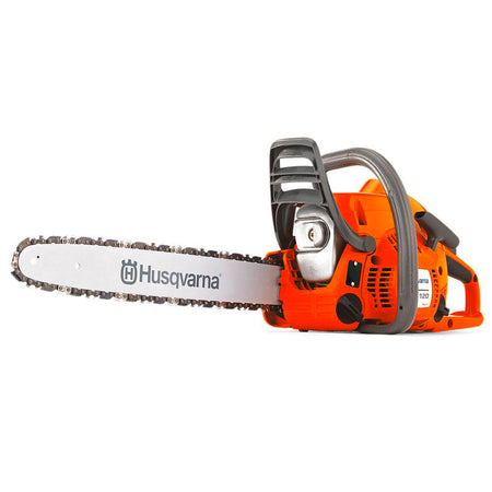 Husqvarna-Husqvarna 120 Mark II Chainsaw - 38.2cc Chainsaw with 14" bar, 4.85kg weight and 1.4 kW power output-Petrol Chainsaw-
